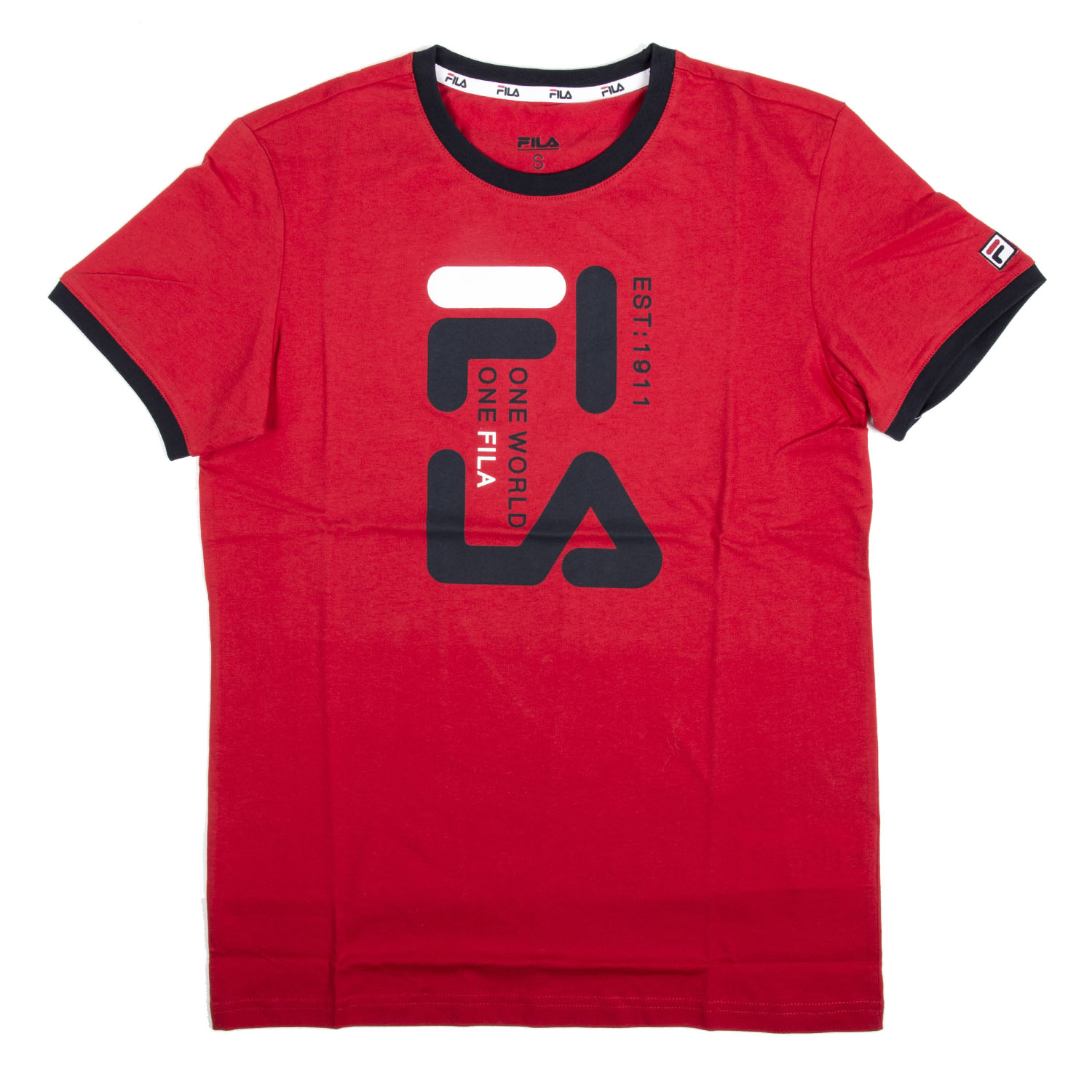 Футболка Fila S18AFLTSM03-R1 красная — фото 1