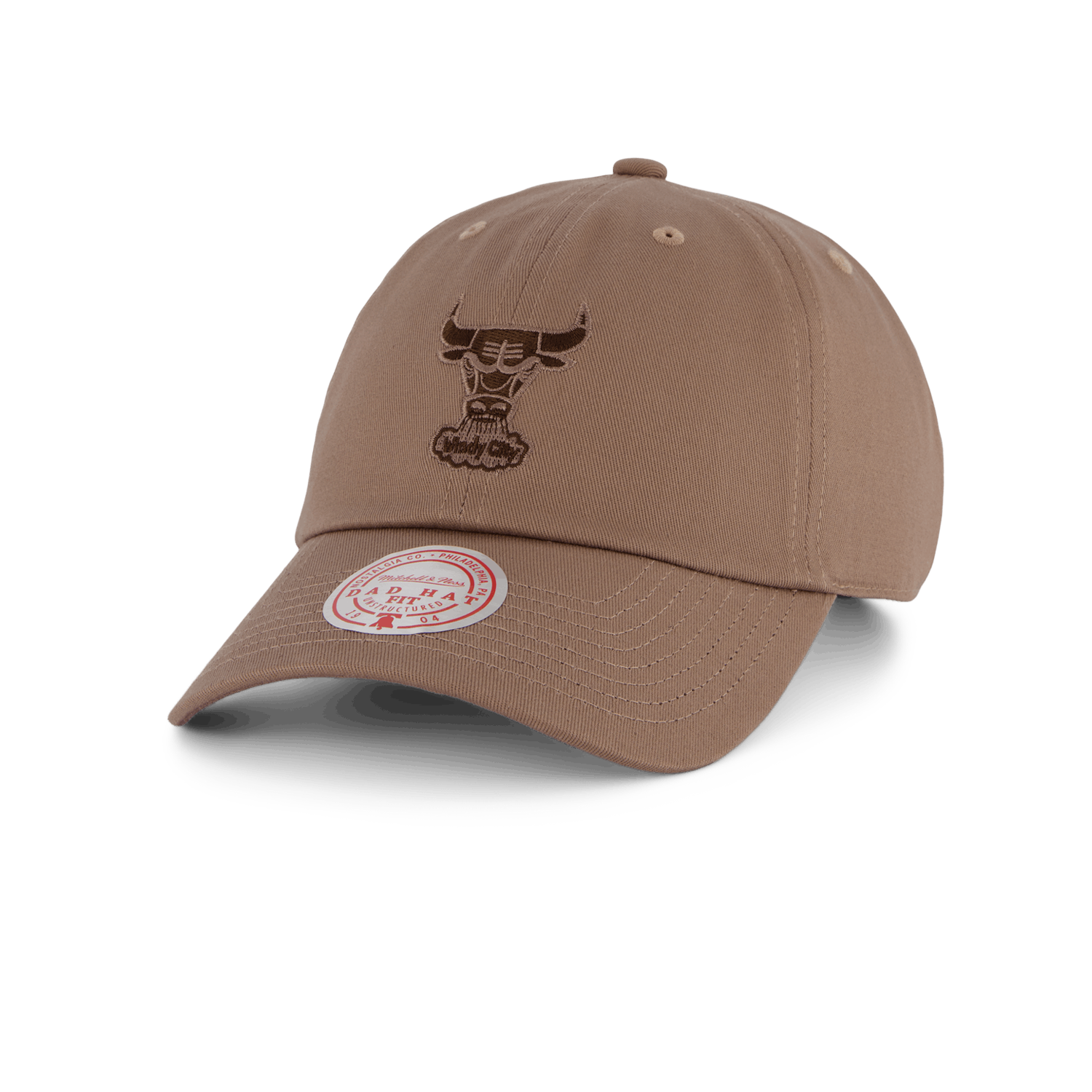 Бейсболка Mitchell&Ness TERRA STRAPBAC CHICAGO BULLS HLUX5181-CBUYYPPPBROW-OS — фото 1