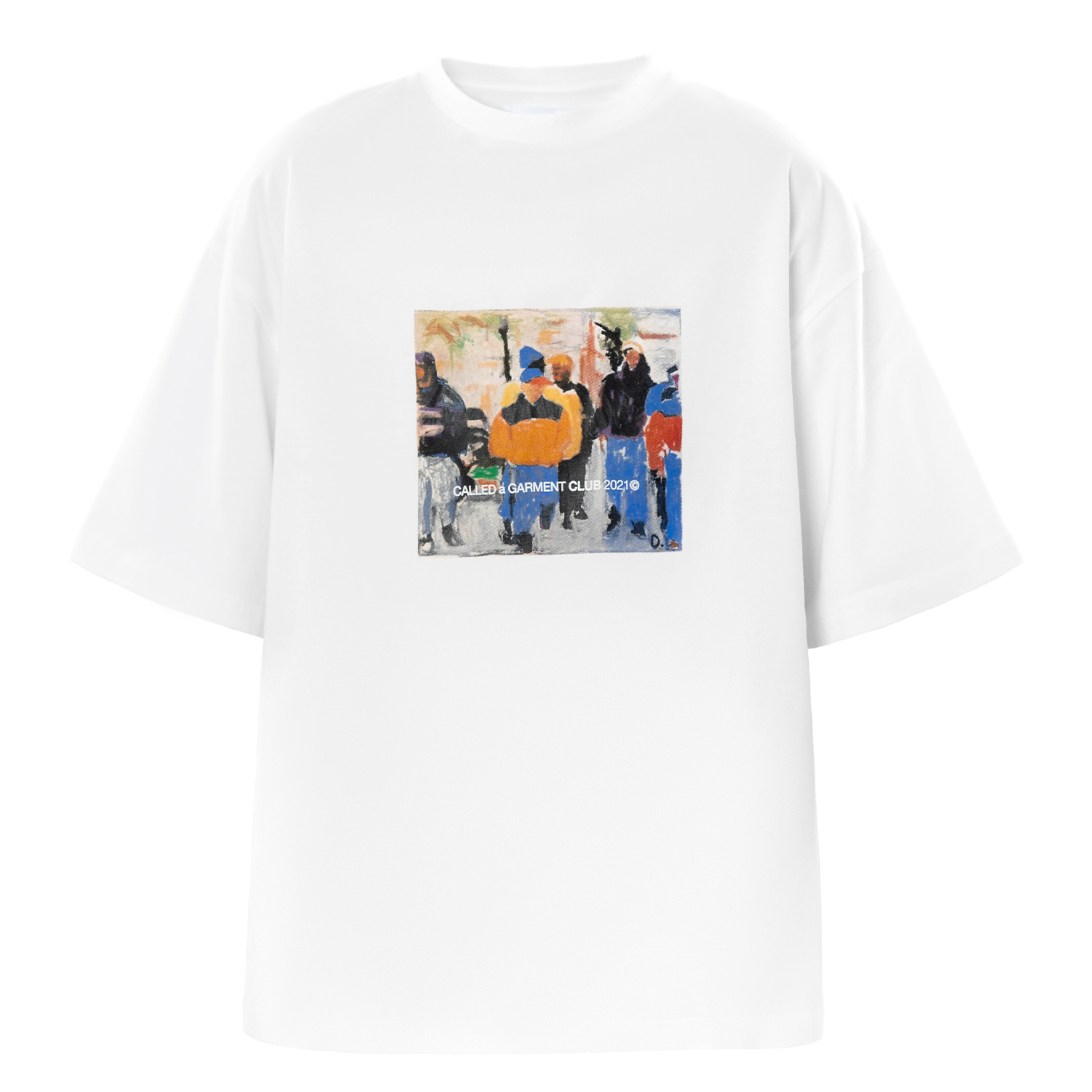 Футболка Called a Garment Club молочный — фото 1