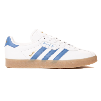 Adidas gazelle clearance super white blue