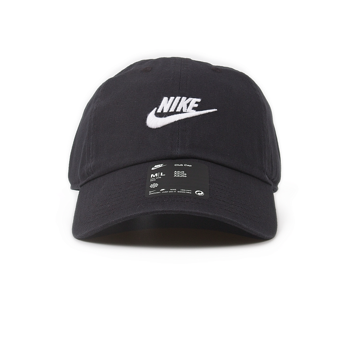 Бейсболка Nike Club U Futura Washed FB5368-011 L/XL
