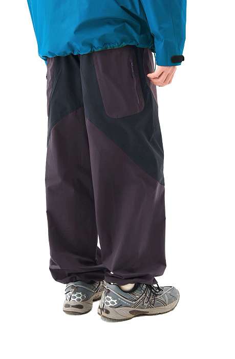 Брюки NOTHOMME бордо с вставкой 24K002