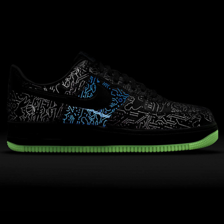space jam air force 1 computer chip