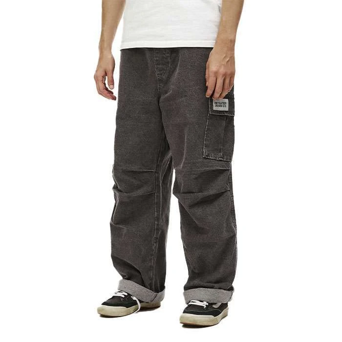 Брюки ANTEATER WideCargo-Denim-Black — фото 2