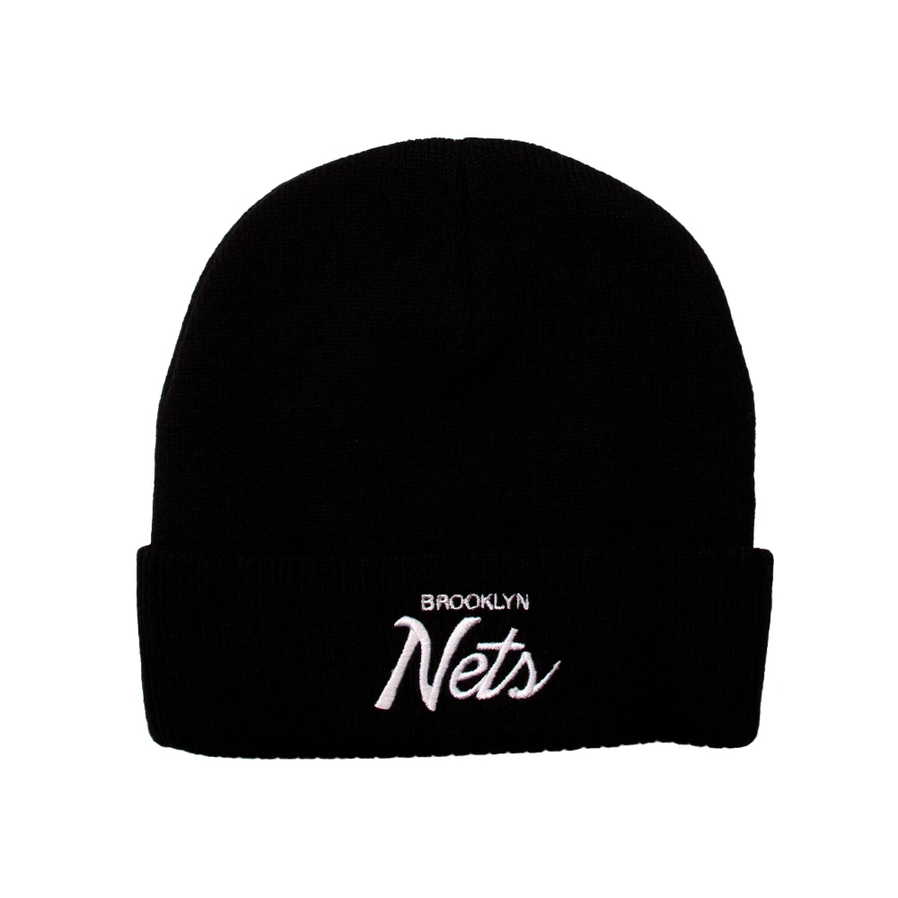 Шапка Mitchell&Ness Lowball Cuff Knit Brooklyn Nets black