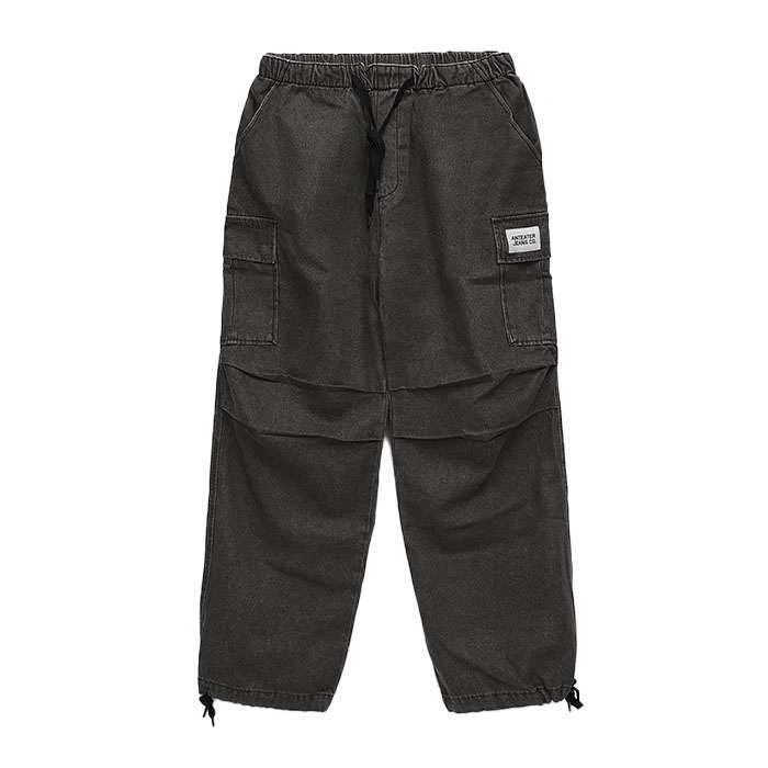 Брюки ANTEATER WideCargo-Denim-Black — фото 1